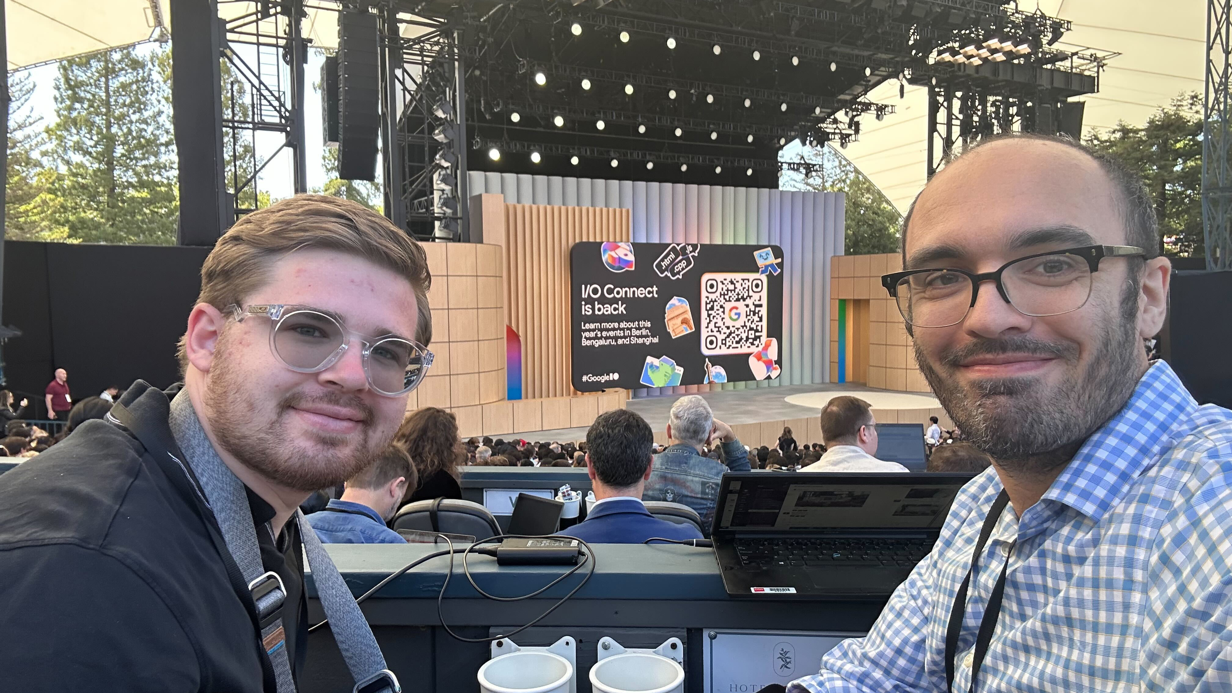 Michael and Brady at I/O 2025