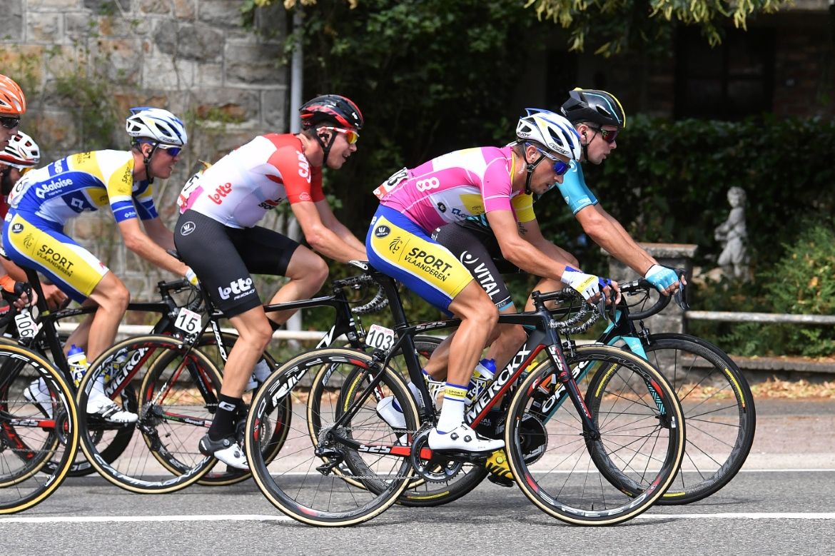 Edward Planckaert (Topsport Vlaanderen) in the sprint jersey