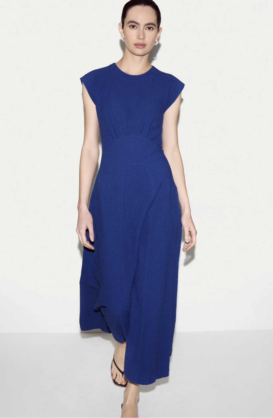 Jigsaw, Crinkle Cotton Dress