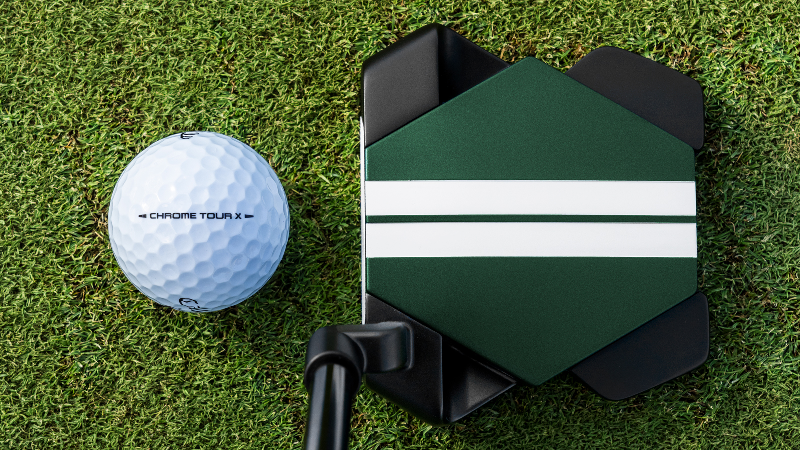 The Odyssey TRTL putter from above