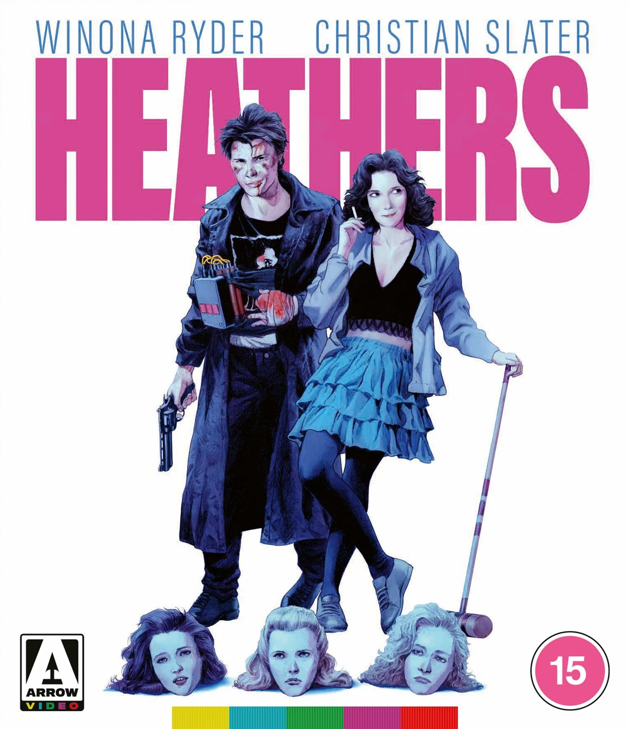 Heathers 4K Blu-ray Arrow Films front cover