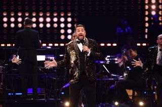 In 'Big Night Of Musicals' on BBC1 Jason Manford will be singing and hosting at Manchester’s AO Arena. 