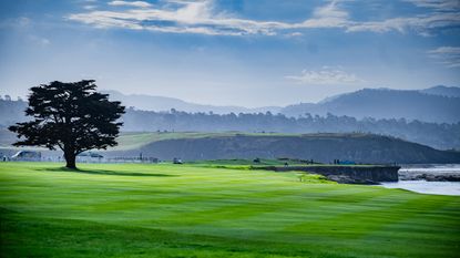A general view of Pebble Beach Golf Links during the 2025 Pure Insurance Championship on the PGA Tour Champions