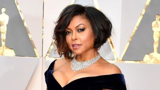 taraji p henson on the red carpet with a bob hairstyle
