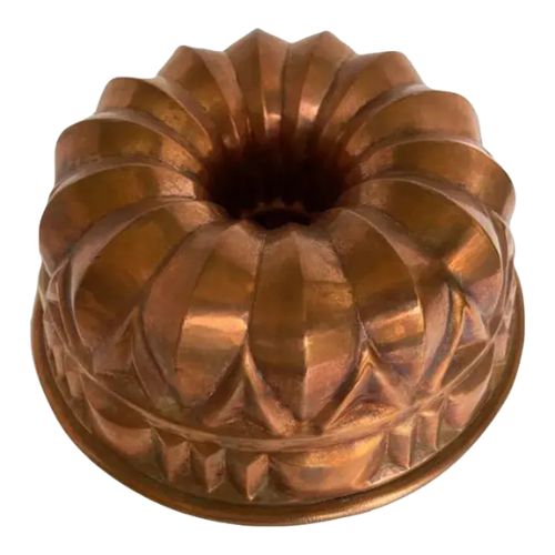 Chairish, Copper Jelly or Cake Mold, Circa Early 20th Century