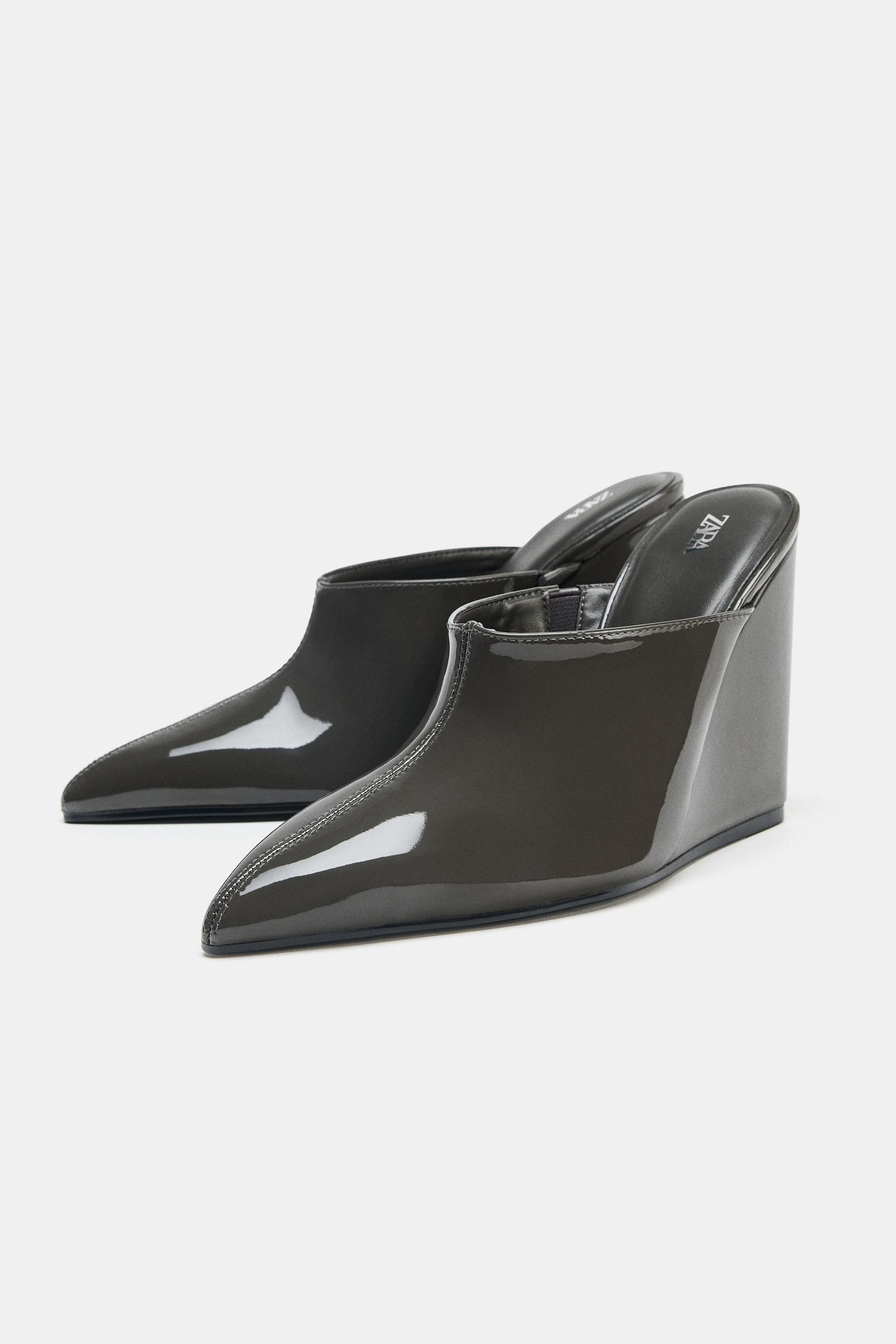 Patent Wedge Heels