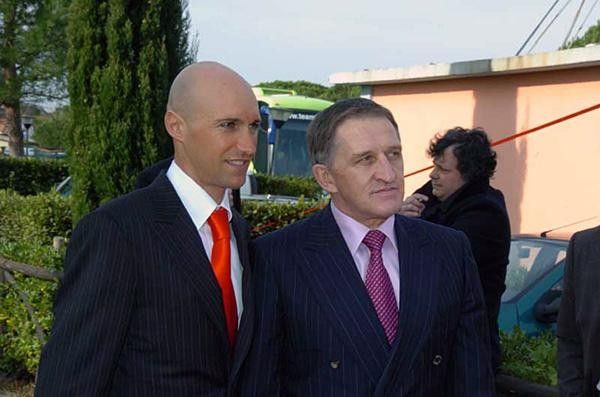 Stefano Garzelli with Belgian legend