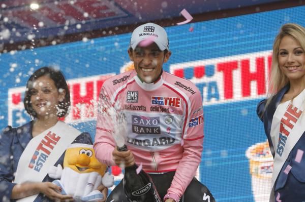 Alberto Contador (Saxo Bank) extended his lead in the race