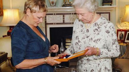 Queen Elizabeth II Meets Dame Judi Dench