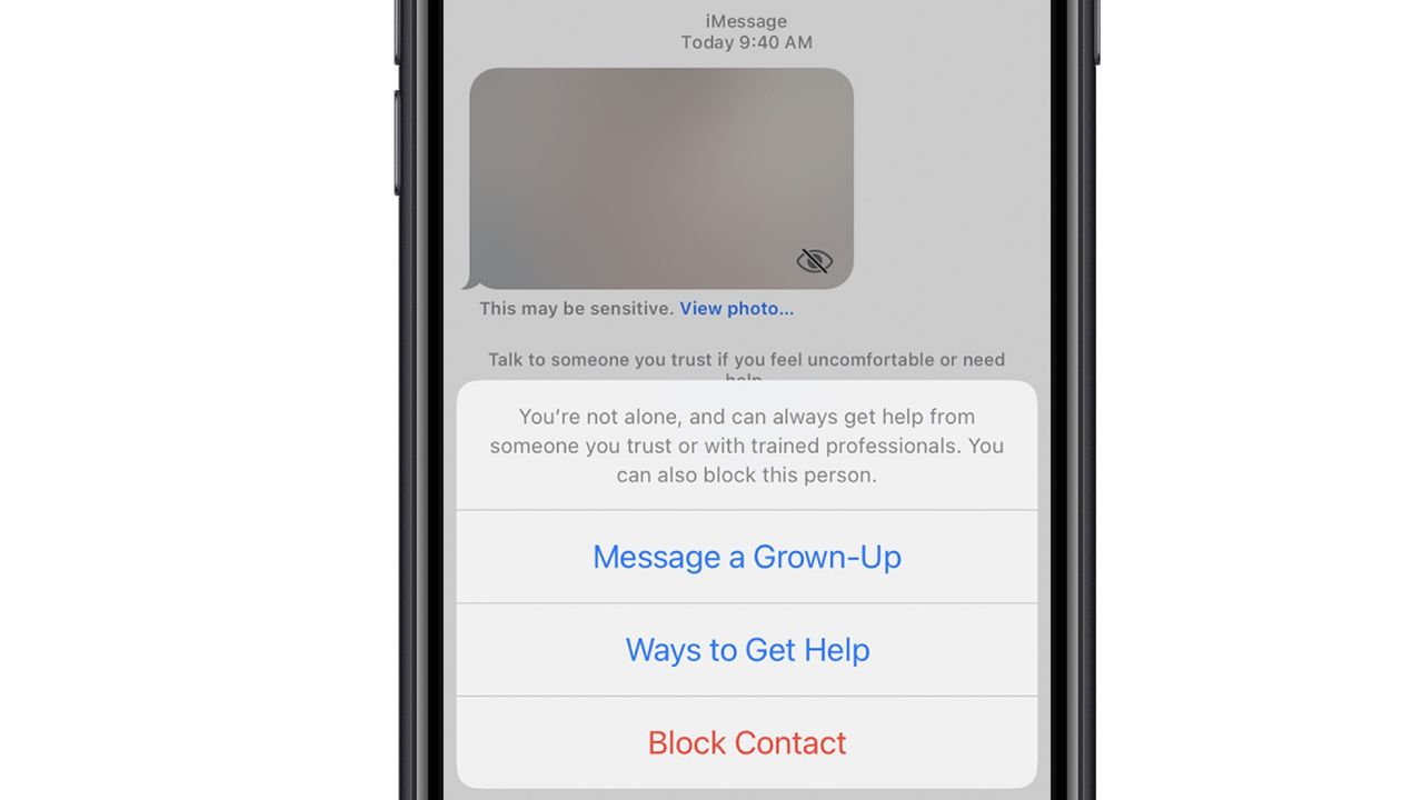 iOS 17 communication safety