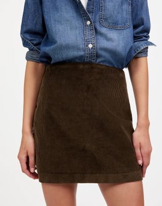 Madewell, Corduroy Mini Skirt