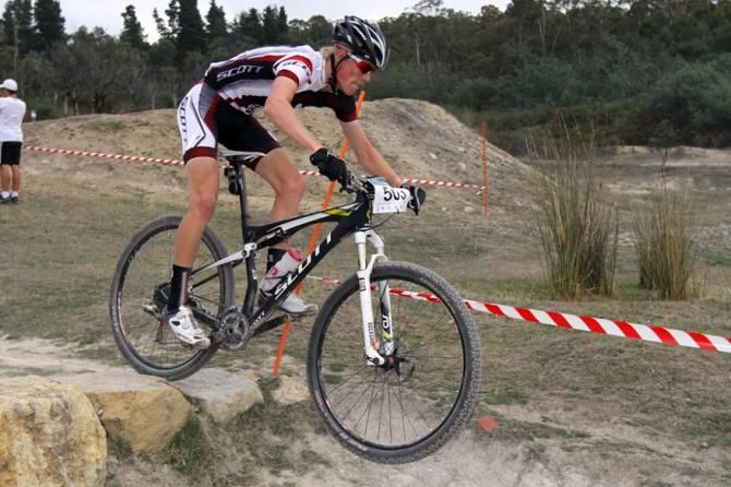 U17 rider Callum Carson
