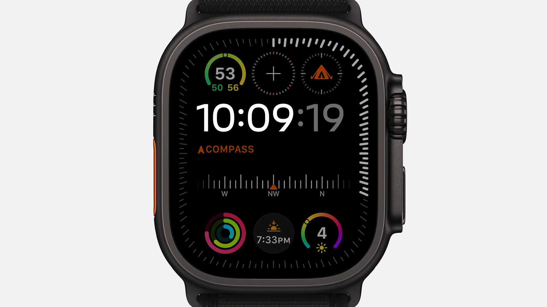 Ticking seconds on Apple Watch Ultra 3