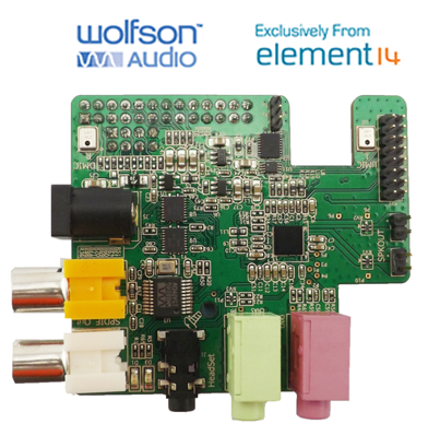 Element14, Wolfson Announce Sound Card for Raspberry Pi