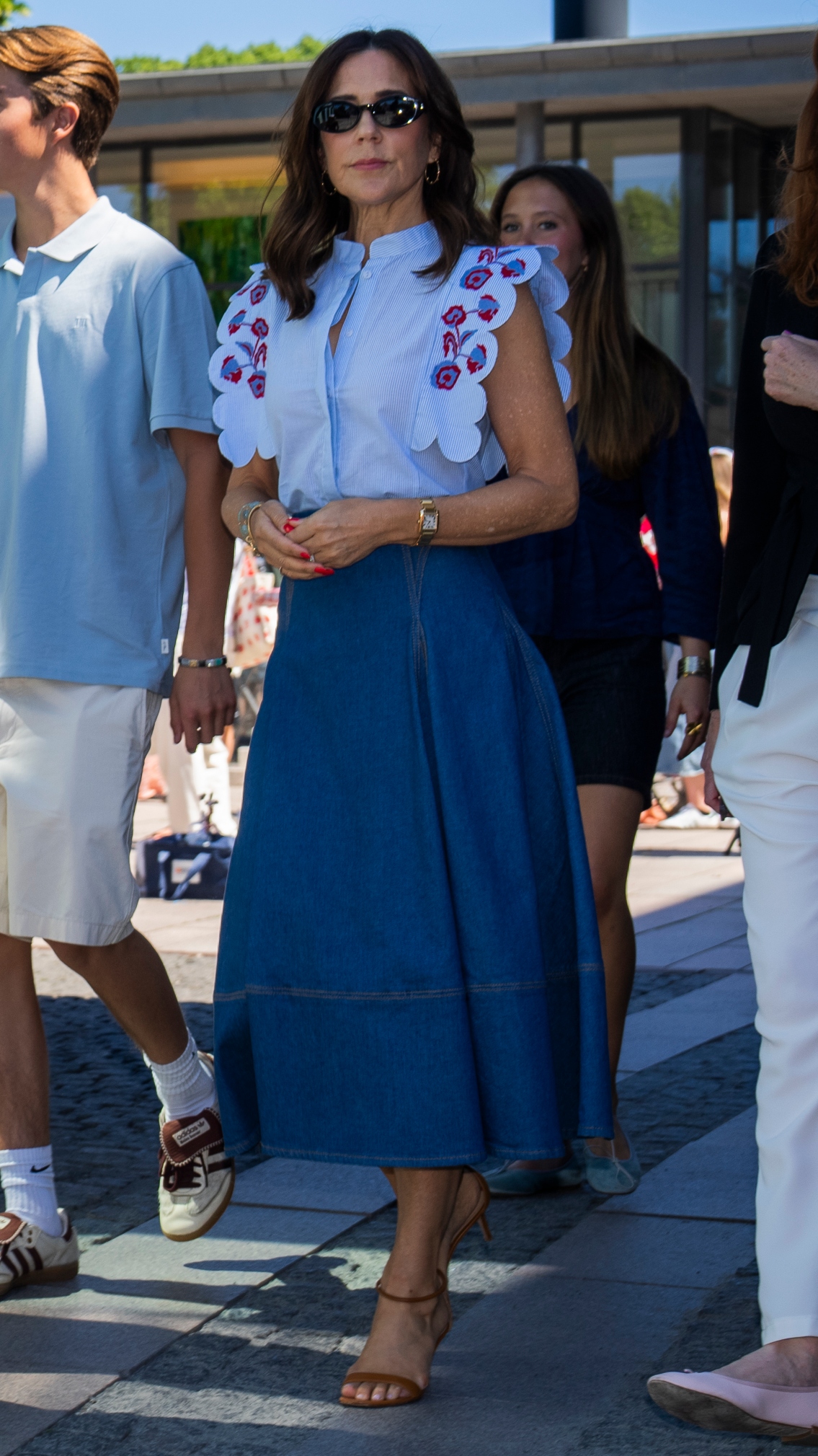 Queen Mary of Denmark after Princess Isabella Of Denmark completed her final exam at &amp;Oslash;reg&amp;aring;rd Gymnasium on June 22, 2026