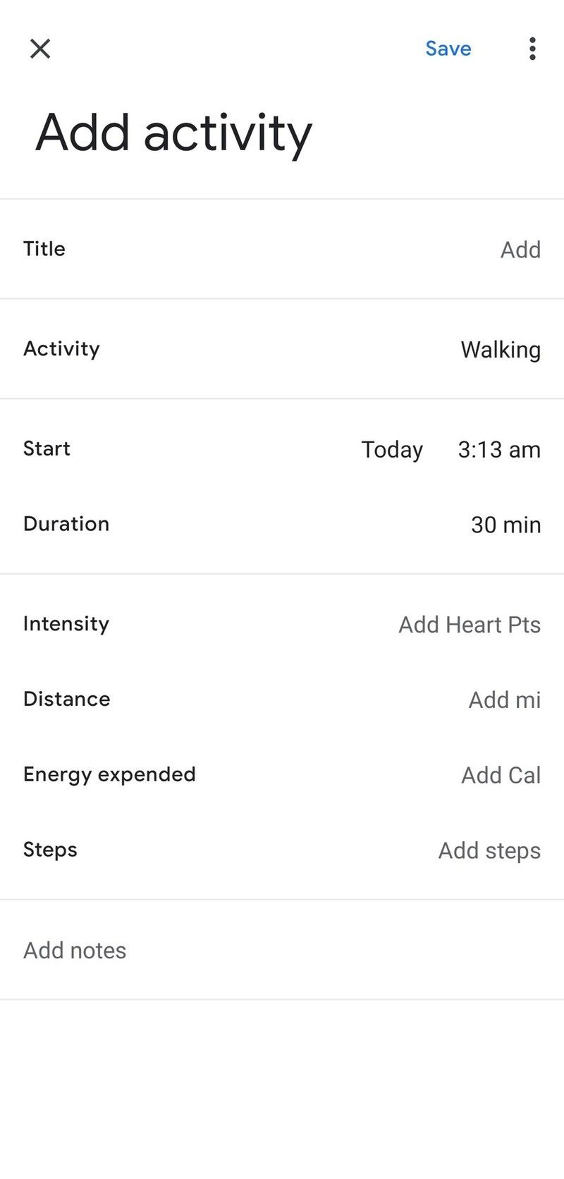 Google Fit App Update