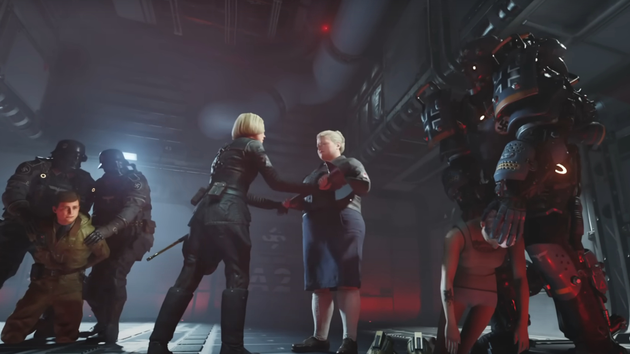 An execution in Wolfenstein II: The New Colossus