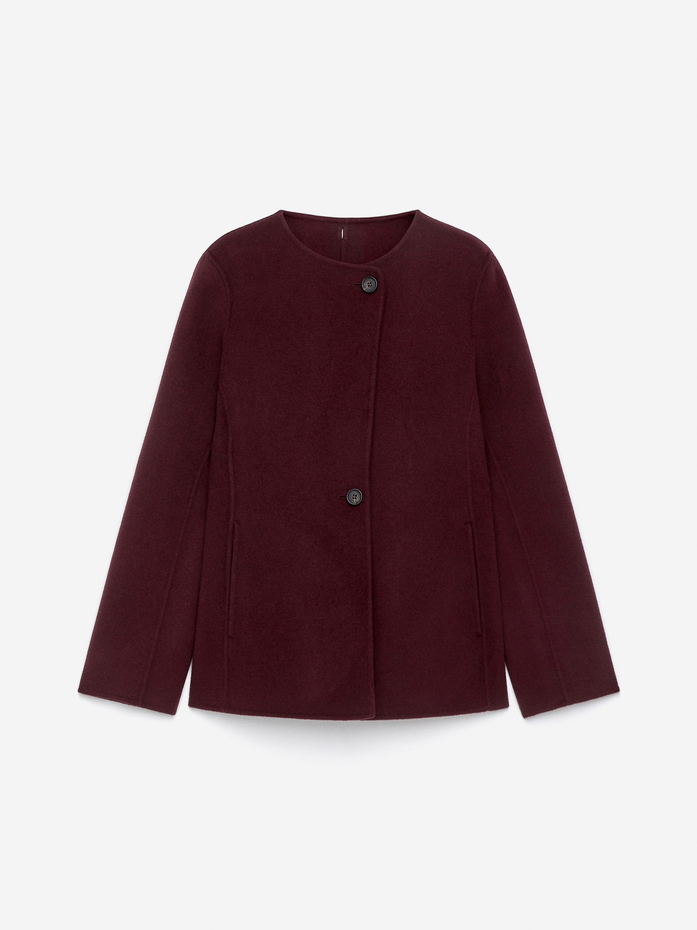 Doublé Wool-Blend Blazer – Burgundy – Women – Arket Gb