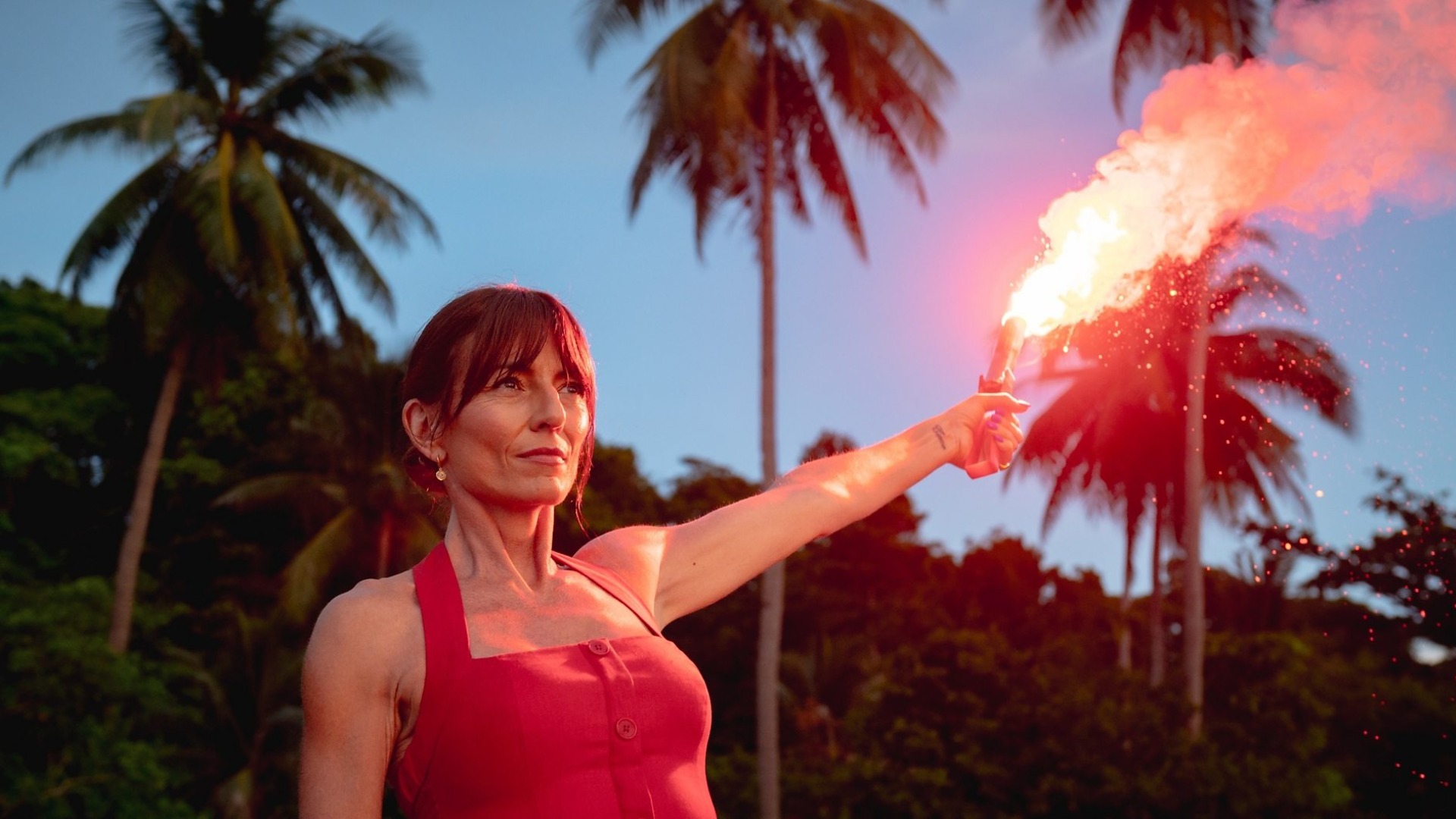 Davina McCall on Stranded On Honeymoon Island