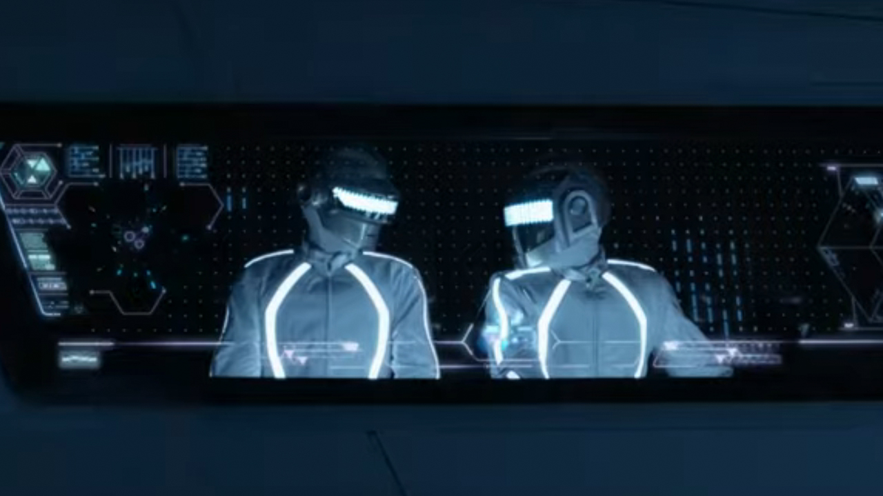 Daft Punk as DJs in Tron: Legacy