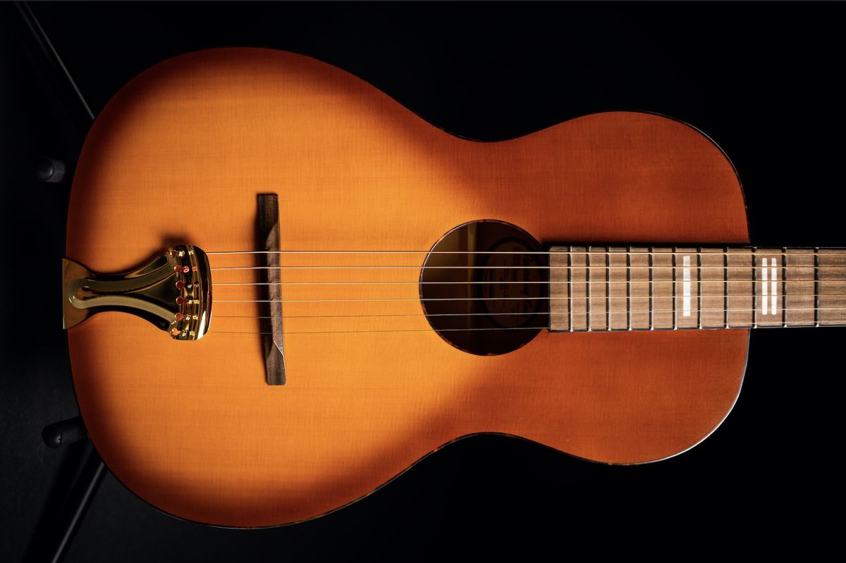 Recording King's new Justin Townes Earle signature acoustic guitar