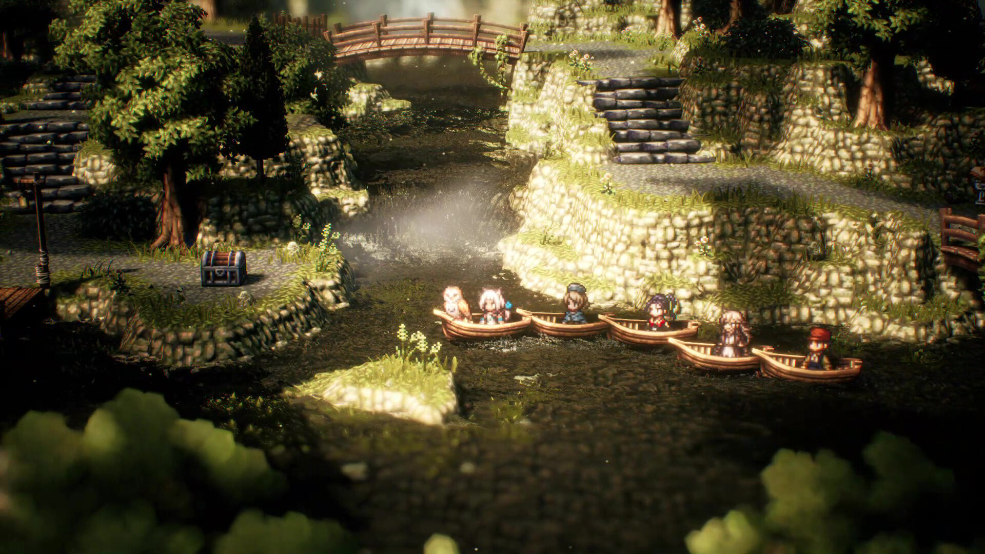 A screenshot from Octopath Traveler 2