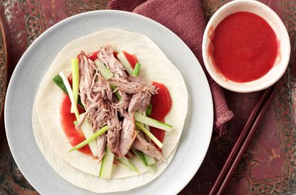 Crispy duck pancakes