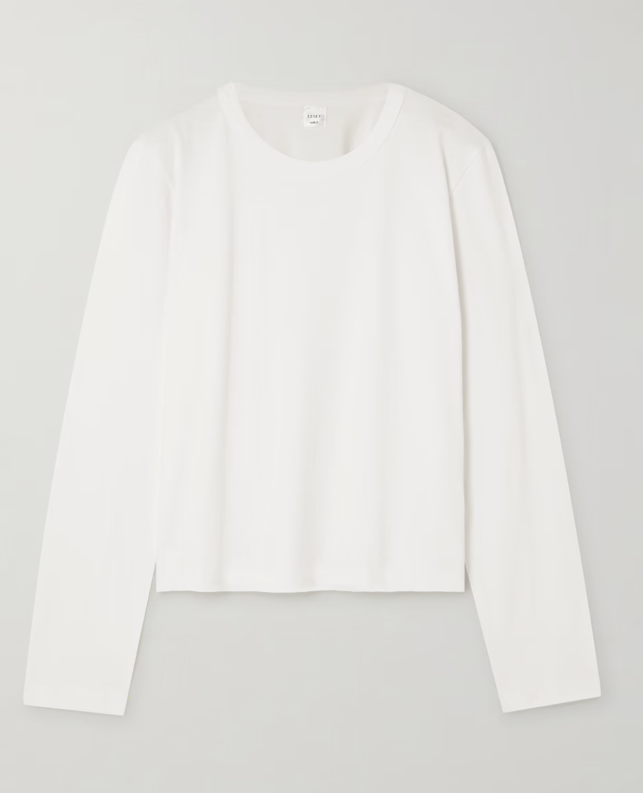 Leset , Margo cotton-jersey T-shirt