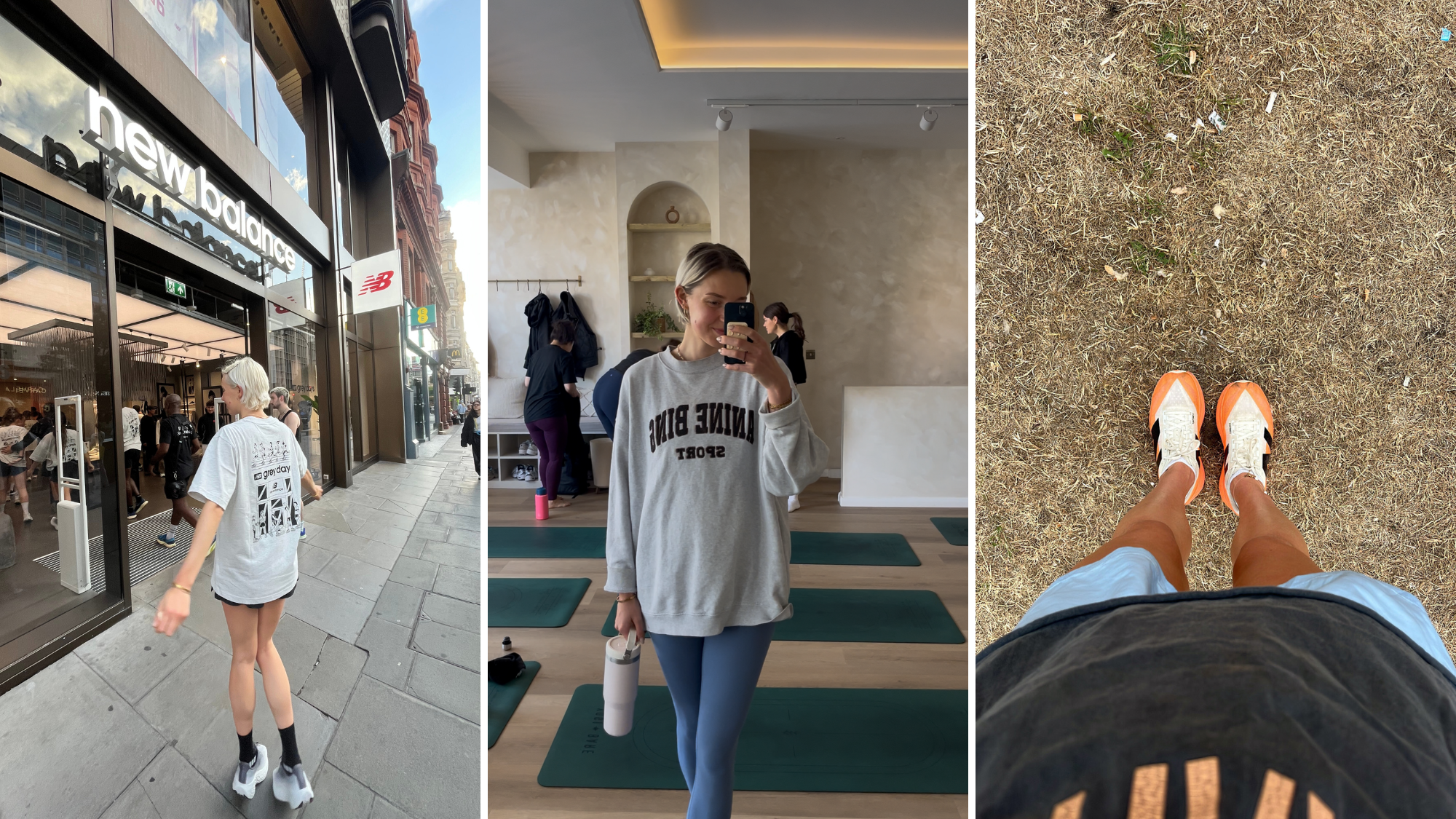 Ash S at a Pilates studio after she swapped HIIT training for low impact training