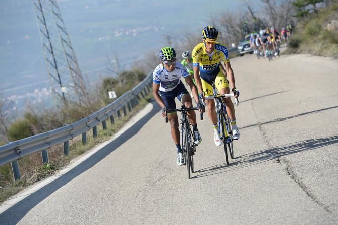 Quintana and Contador's attack dislodged Kwiatkowski