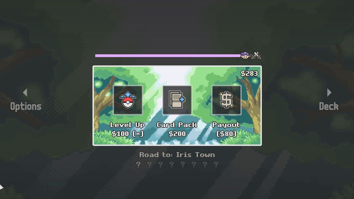 overworld choice in pocket crystal league