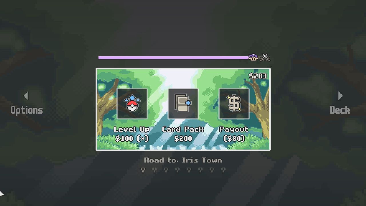 overworld choice in pocket crystal league