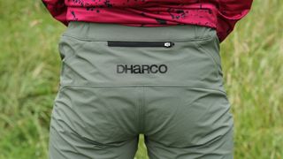 Close up of the rear view of the DHaRCO Mens Gravity pants