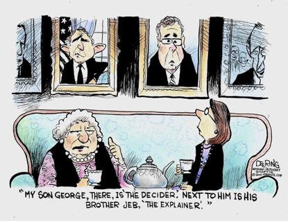 Political cartoon U.S. Bush Family