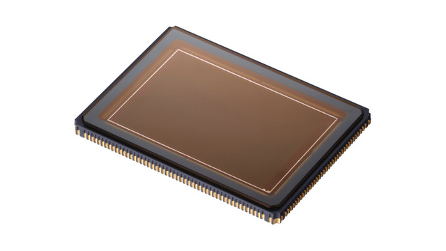 Canon's LI8030SA(C) 410MP image sensor against a white background