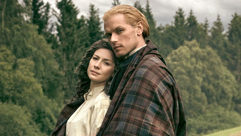 caitriona balfe and sam heughan in outlander season 8