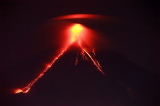 Mayon volcano lava
