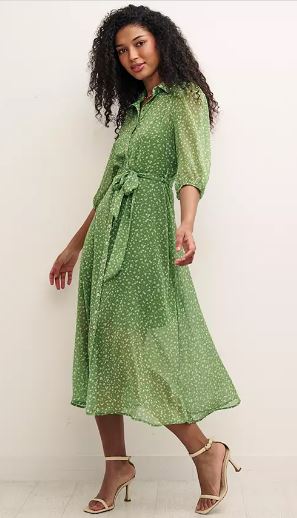 queen camilla green dress Elegant Olive Green Lace & Pleated Chiffon Maxi Dress – Luxury Modest –  FineLook main image 0