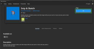 How to download Snip & Sketch - get app