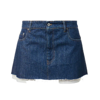 Miu Miu Low-rise Denim Mini Skirt, was £690 now £300 | Selfridges