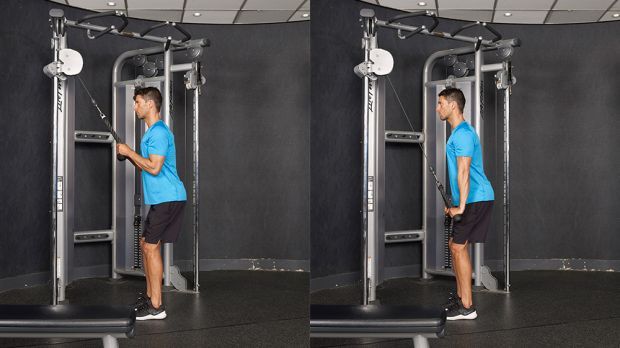 How To Do The Triceps Press-Down | Coach