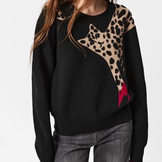 & Other Stories Leopard Sweater