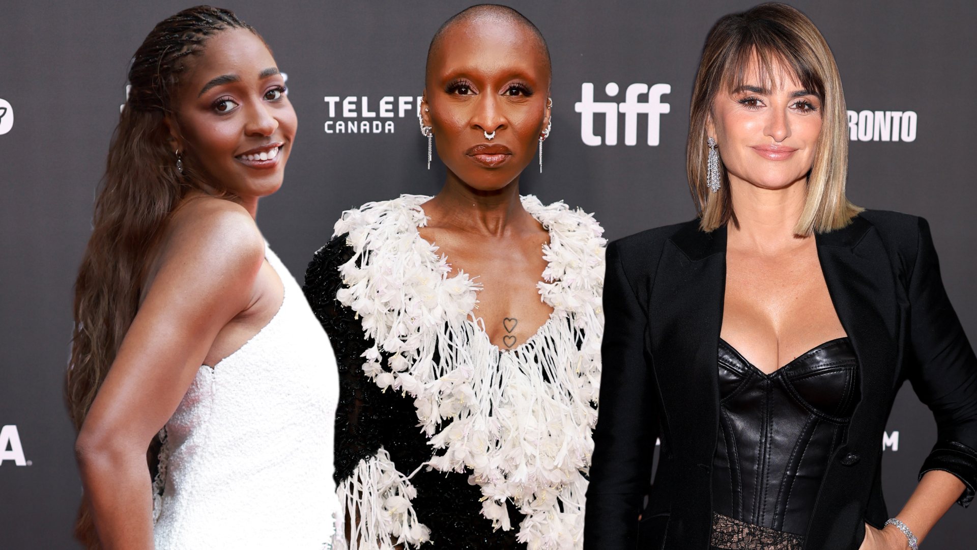 collage of the best celebrity looks at the 2026 Toronto Film Festival