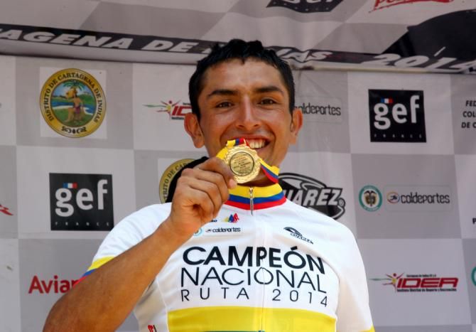 Miguel Angel Rubiano and his well-deserved gold medal