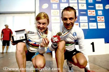 Alexandra Engen (Sweden) and Ralph Naef (Switzerland), the first eliminator world champions