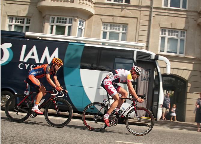 Two racers put in a bid for victory