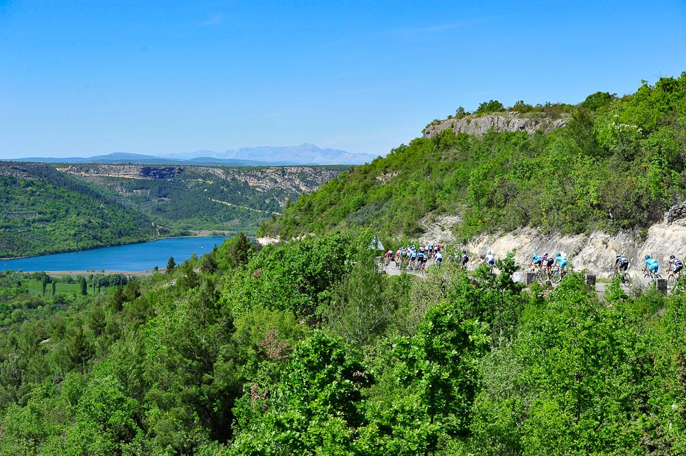 Scenery along the route of stage 3 at Tour of Croatia