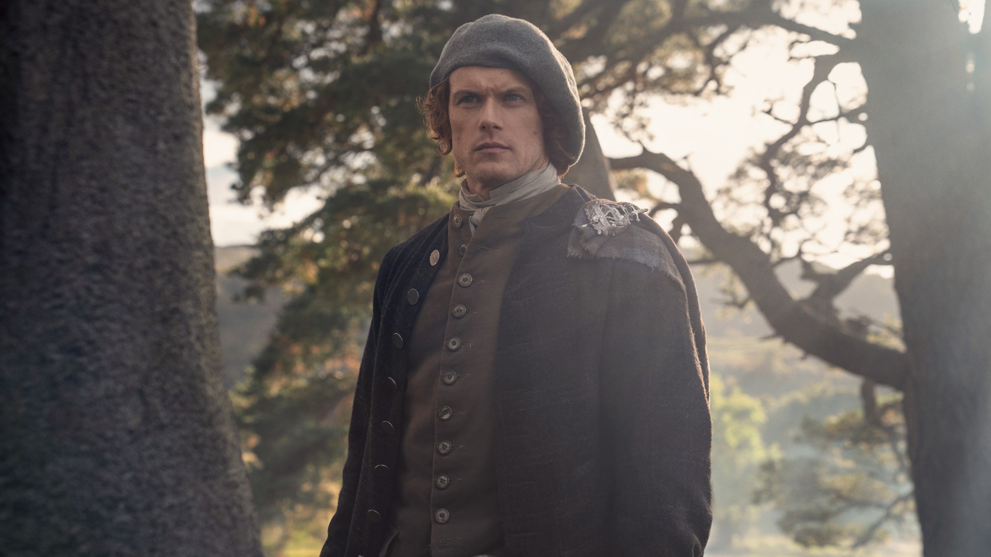 Sam Heughan as Jamie Fraser in the Outlander series finale.
