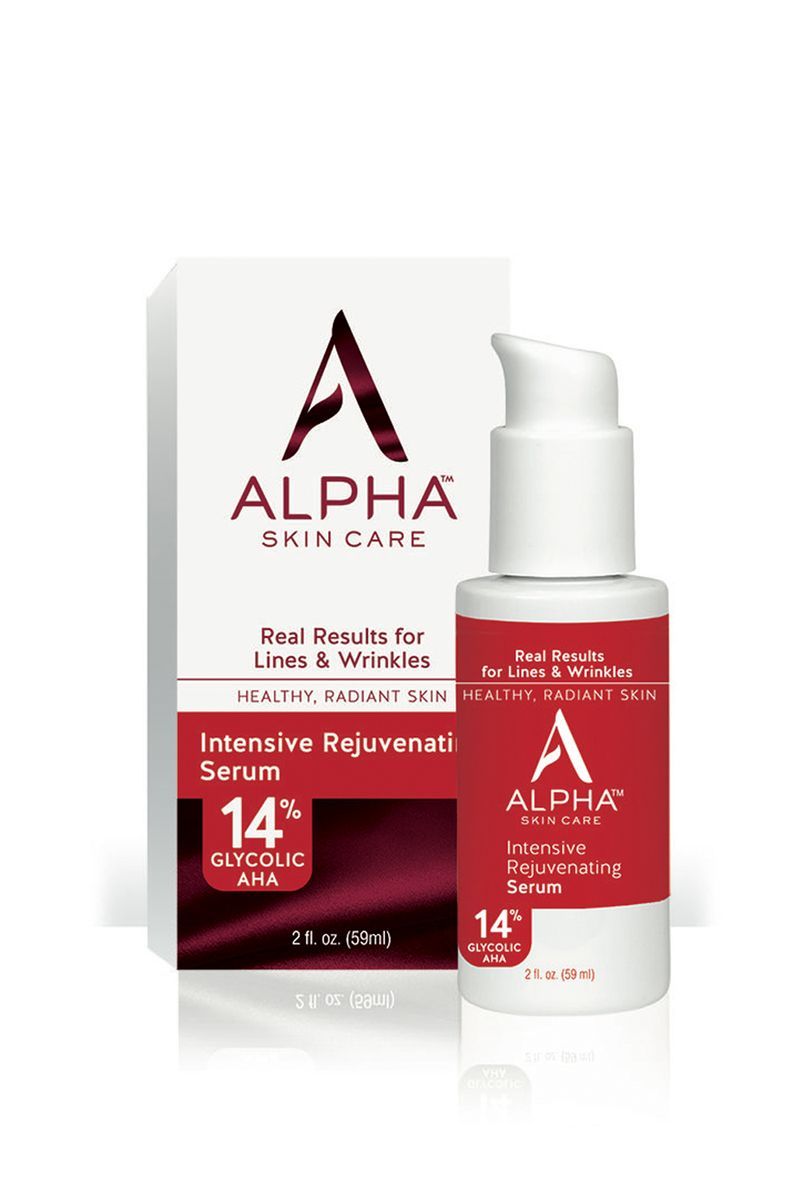 <p>Not for the sensitive-skinned, the 14-percent glycolic acid in this night serum loosens up the glue-like bonds between your skin cells to increase turnover and generate newer, brighter, and tighter skin.</p><p><i data-redactor-tag="i">Alpha Skin Care Rejuvenating Serum, $18</i></p><p><strong data-redactor-tag="strong">BUY IT: <a href="https://www.amazon.com/Alpha-Skin-Care-fragrance-free-paraben-free/dp/B01BW71W4W">amazon.com</a>.&amp;nbsp;</strong></p>