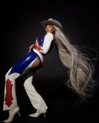 beyonce american flag chaps